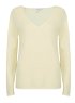 Uld & kashmir pullover, pale yellow 