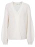Cardigan in recycled materiale, new white